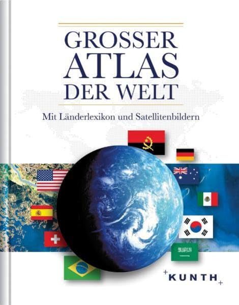 Großer Atlas der Welt: Mit Länderlexikon und Satellitenbildern Leisure, Home & Garden