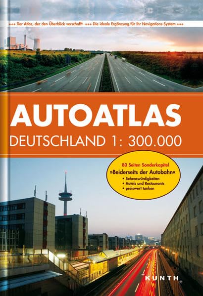 Großer Autoatlas Deutschland: 1:300.000 (KUNTH Autoatlanten) Leisure, Home & Garden
