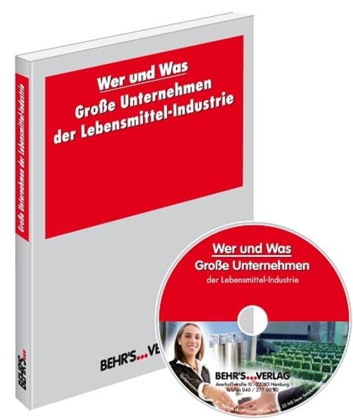 Wer und Was - Große Unternehmen der Lebensmittel-Industrie 2009: CD-ROM mit Exportfunktion inkl. Branchenbuch General education