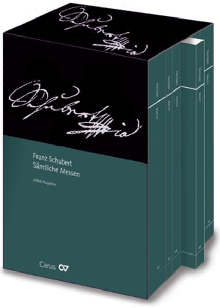 Franz Schubert: Sämtliche Lateinische Messen: 6 Studienpartituren im attraktiven Schuber Sheet Music