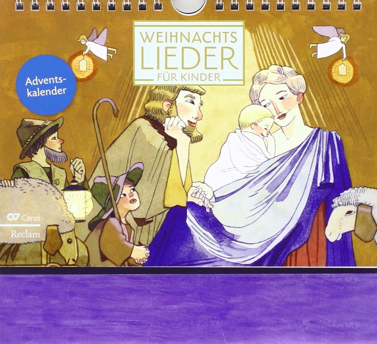 Weihnachtslieder für Kinder. Adventskalender Sheet Music