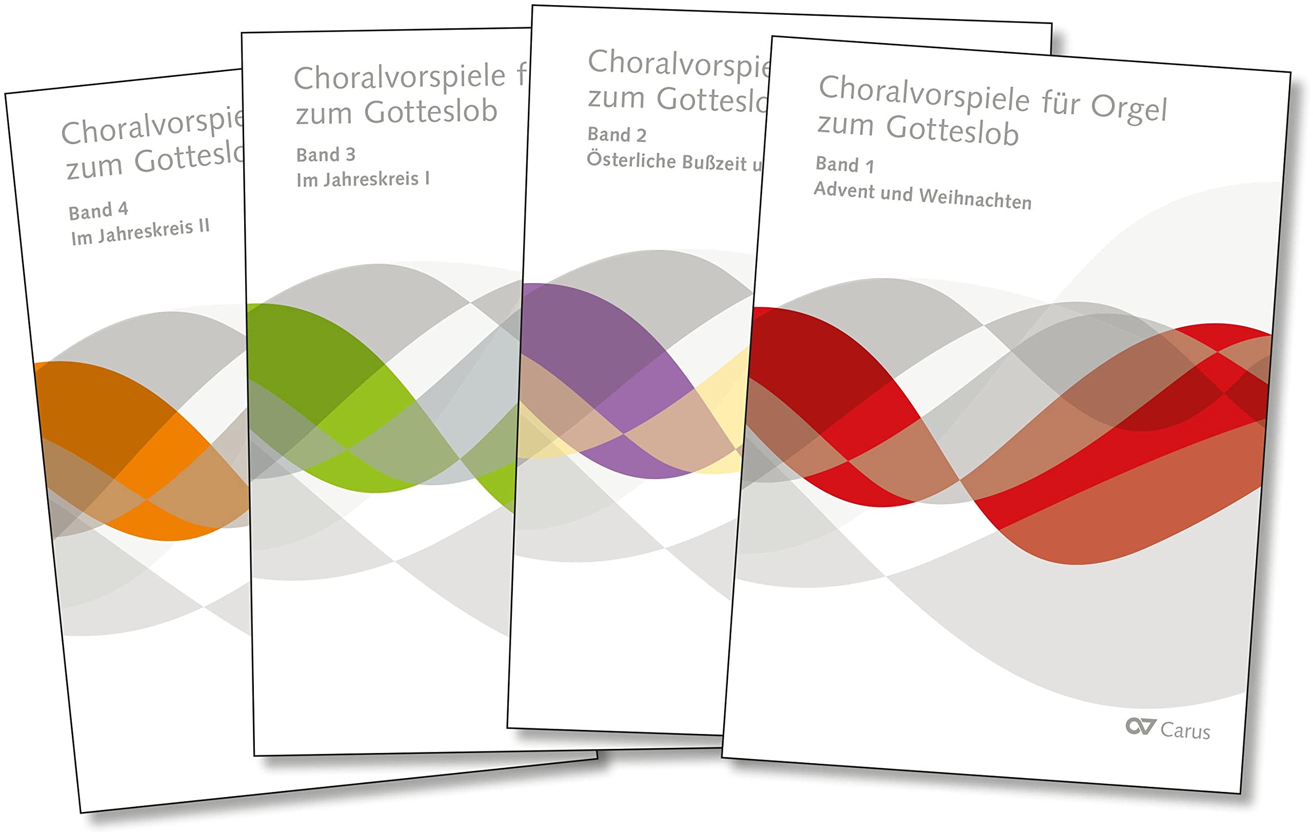 Choralvorspiele für Orgel zum Gotteslob: 4 Bände im Set (Musik zum Gotteslob) Sheet Music