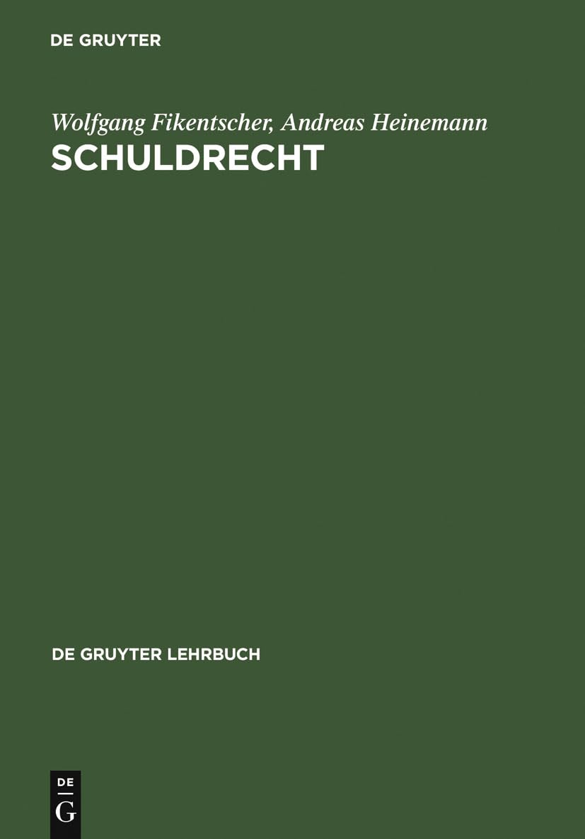 Schuldrecht (De Gruyter Lehrbuch) Law