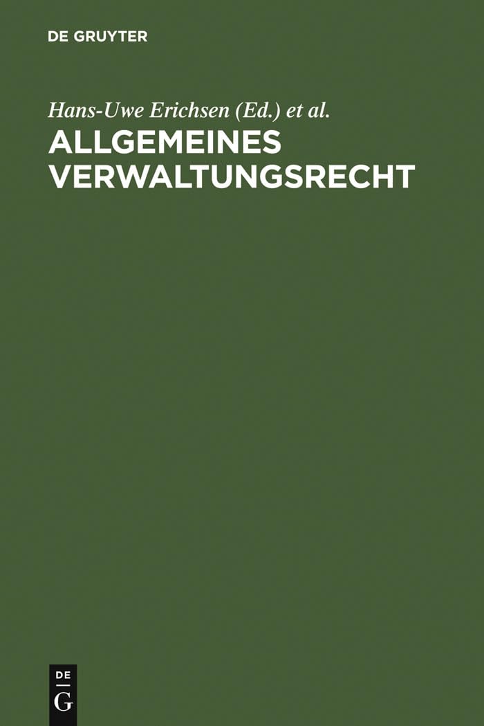 Allgemeines Verwaltungsrecht Law