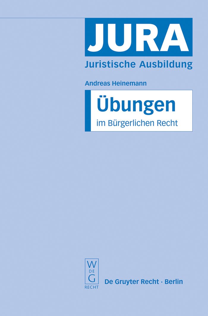 Übungen im Bürgerlichen Recht Law