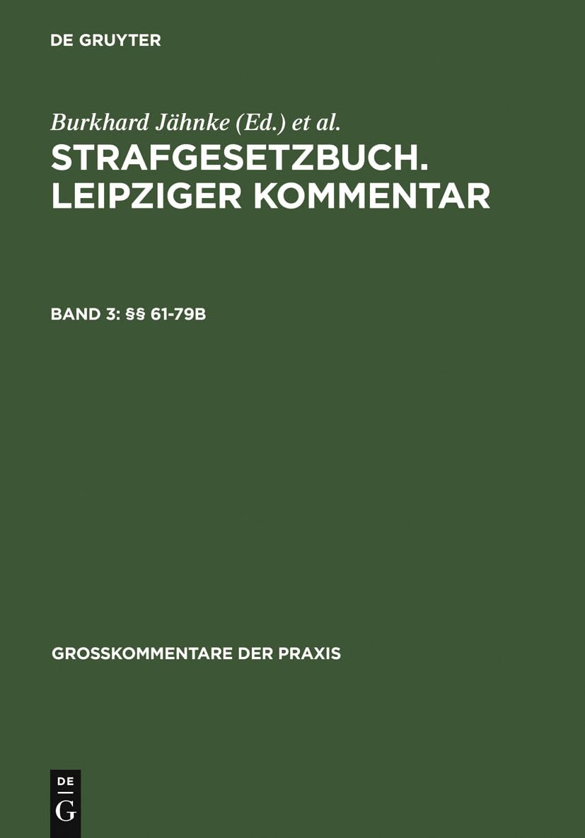 §§ 61-79b (Großkommentare der Praxis, Band 3) Law