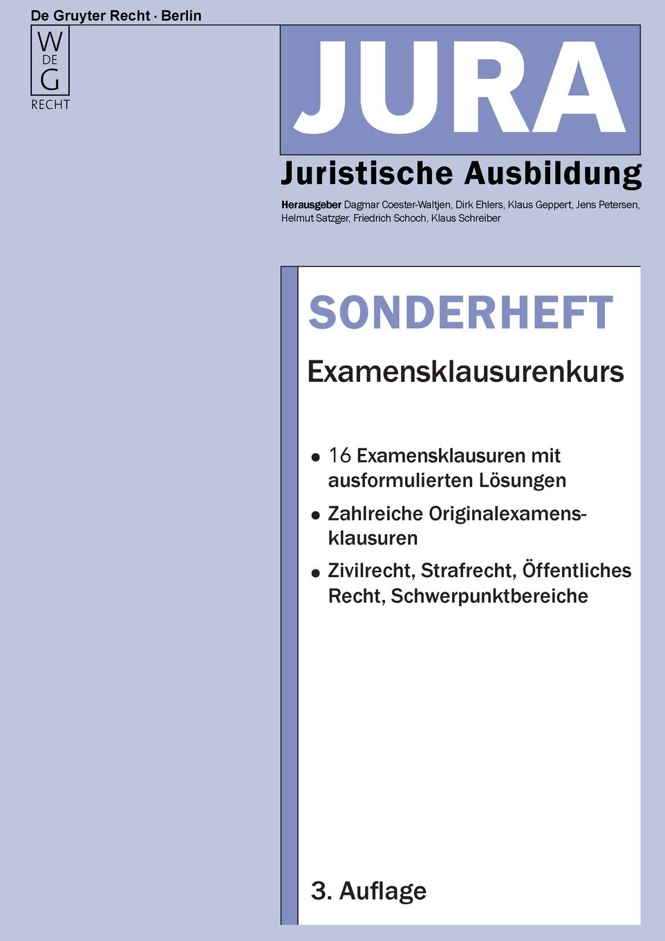 Examensklausurenkurs (Jura-Sonderheft) Law