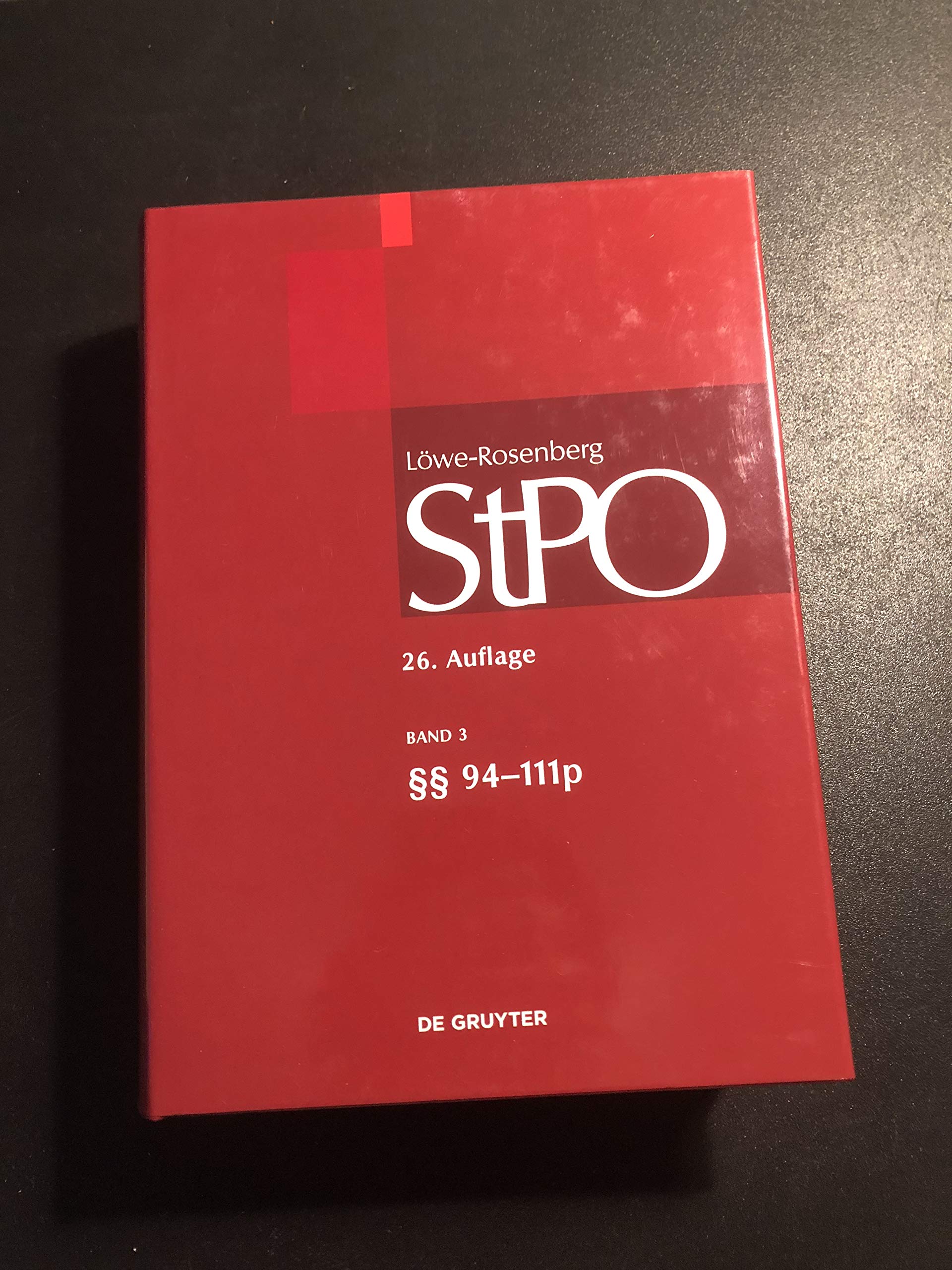 §§ 94-111p: §§ 94-111p (Großkommentare der Praxis) Law