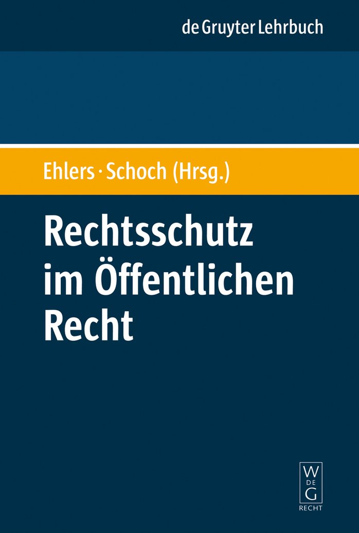 Rechtsschutz im Öffentlichen Recht book