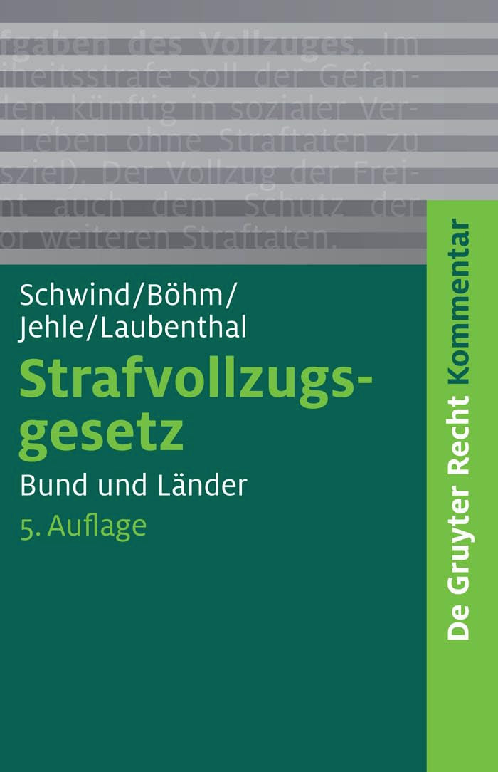 Product Image: Strafvollzugsgesetz