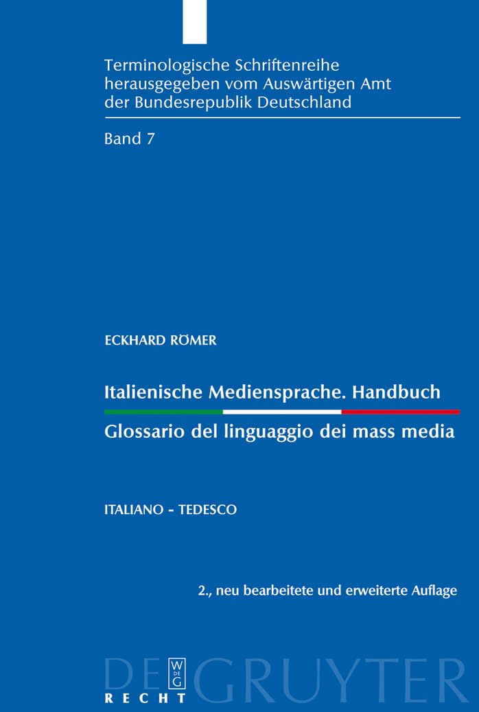 Italienische Mediensprache. Handbuch / Glossario del linguaggio dei mass media Law