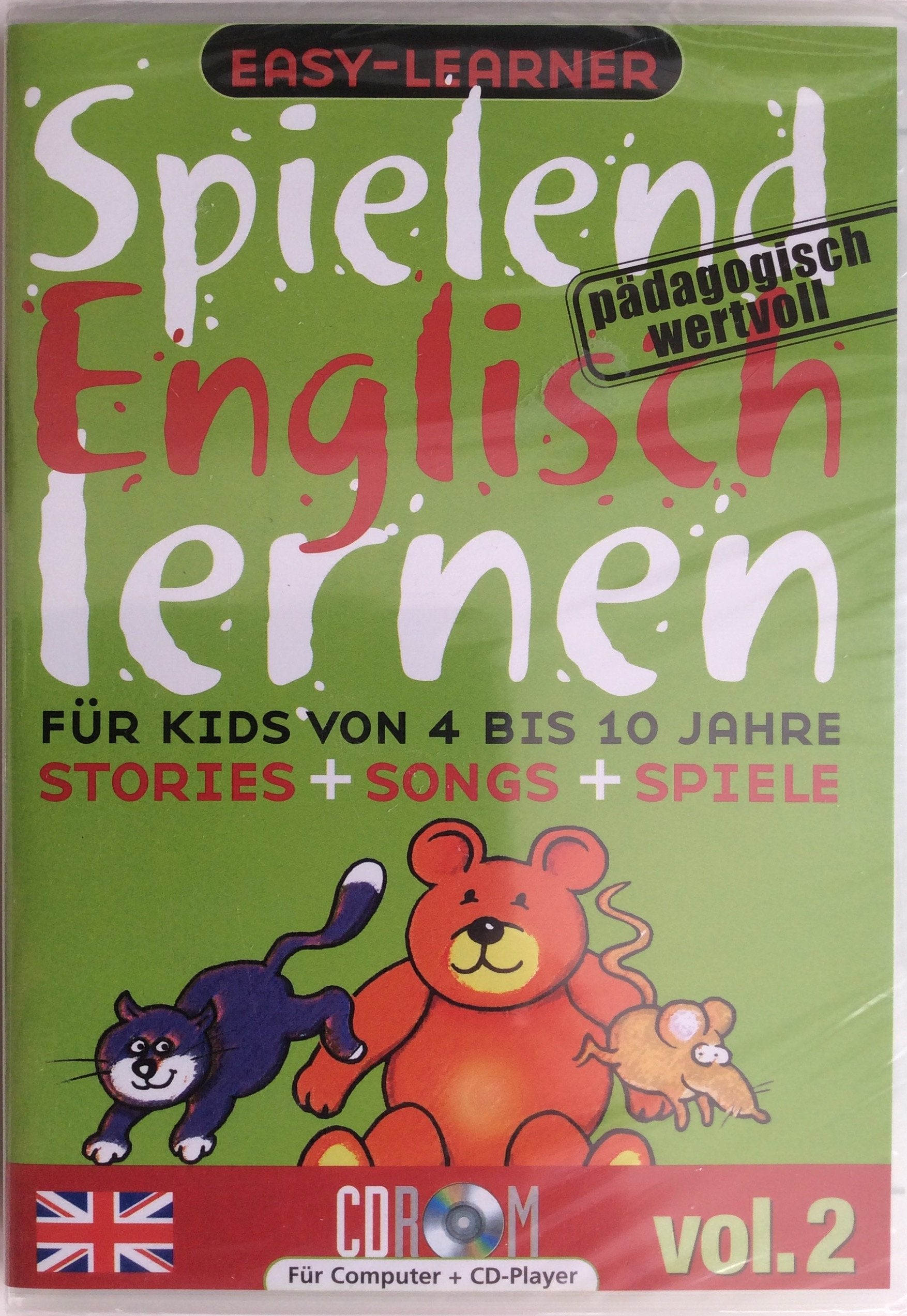 Easy Learner - Spielend Englisch lernen, Vol. 2: Stories + Songs + Spiele für Kids von 4 bis 10 Jahre Books