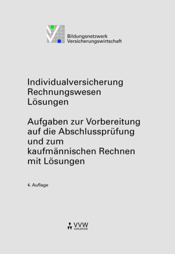 Individualversicherung: Rechnungswesen-Lösungsheft Business, Finance & Career