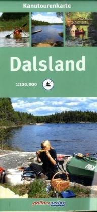 Dalsland: Kanukarte 1:100000: Laminiert Maps & Plans