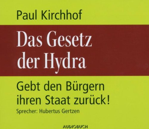 Das Gesetz der Hydra Essays & Short Stories
