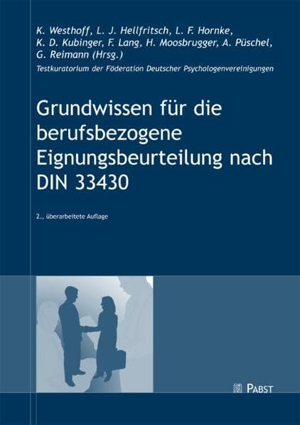 Grundwissen für die berufsbezogene Eignungsbeurteilung nach DIN 33430 Psychology