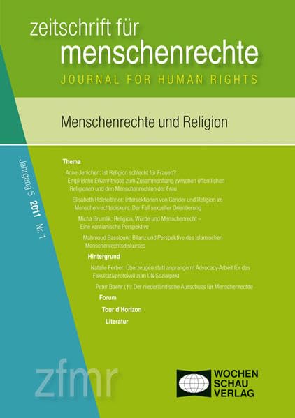 Menschenrechte und Religion: Zeitschrift für Menschenrechte 1/2011 Social Sciences