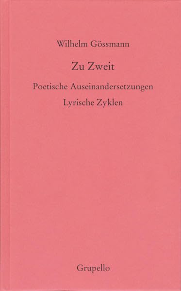 Product Image: Zu Zweit: Poetische Auseinandersetzungen