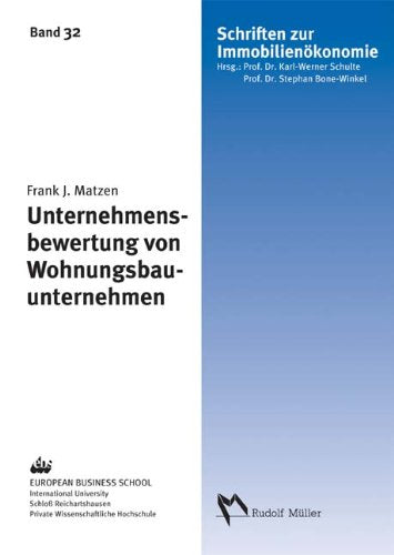 Unternehmensbewertung von Wohnungsbauunternehmen Law
