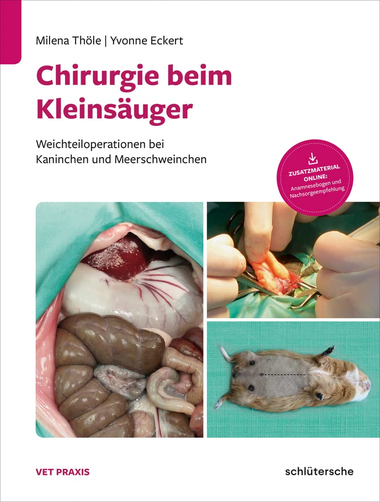 Chirurgie beim Kleinsäuger: Weichteiloperationen bei Kaninchen und Meerschweinchen. Zusatzmaterial online: Anamnesebogen und Nachsorgeempfehlung (Vetpraxis) Medicine