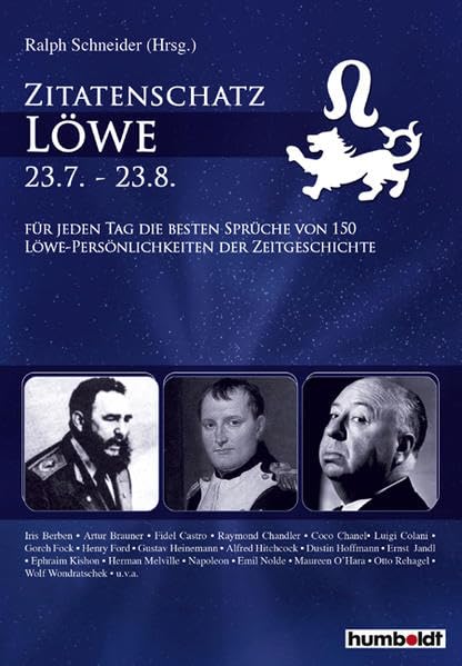 Zitatenschatz Löwe - 23.07. - 23.08 Reference Books