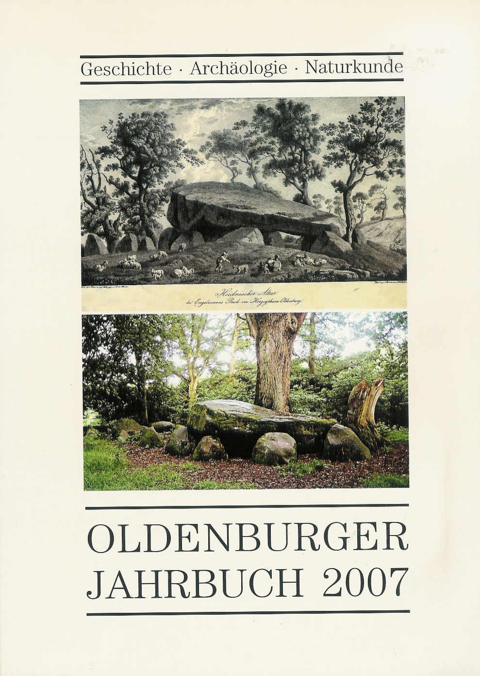 Oldenburger Jahrbuch 2007, Bd. 107: Geschichte Archäologie Naturkunde Natural Sciences