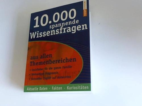 10.000 spannende Wissensfragen aus allen Themenbereichen. Quizfieber für die ganze Familie. Vielseitiger Fragenmix. Schneller Zugriff auf Antworten. Aktuelle Daten, Fakten, Kuriositäten Learning & Reference