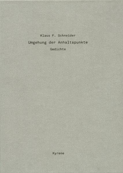 Umgehung der Anhaltspunkte: Gedichte Poetry