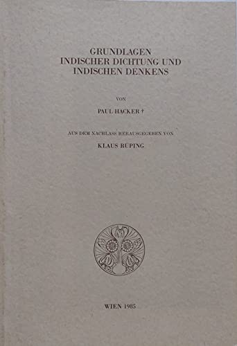 Grundlagen indischer Dichtung und indischen Denkens Books