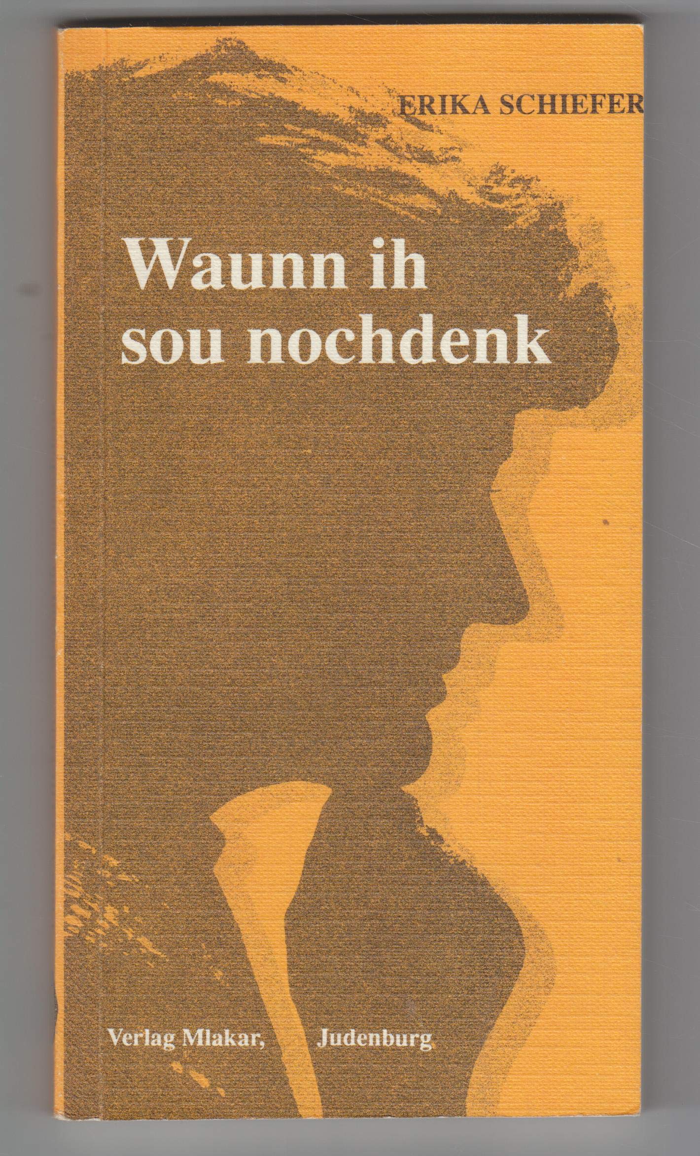 Waunn ih sou nochdenk: Gedichte, grossteils in Mundart Books