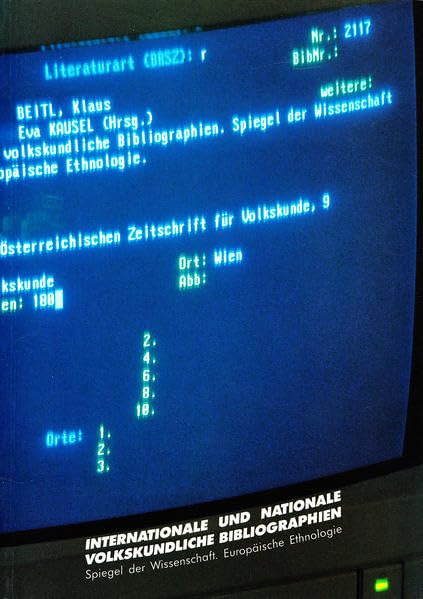 Internationale und nationale volkskundliche Bibliographien: Spiegel der Wissenschaft. Volkskunde, europäische Ethnologie. Referate der 2. Tagung der ... Zeitschrift für Volkskunde") Law