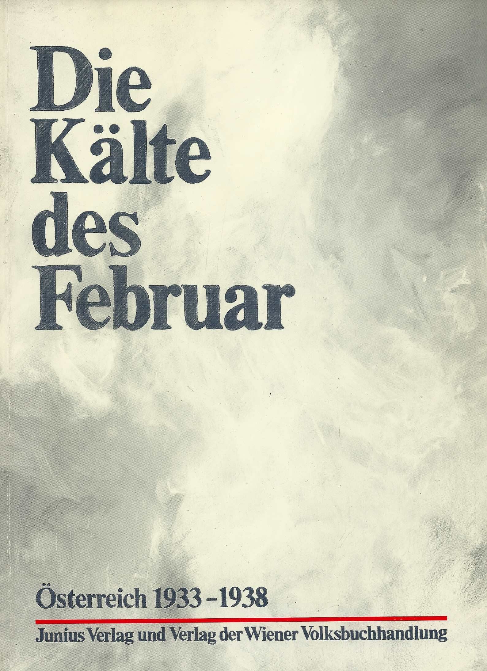 Die Kälte des Februar - Österreich 1933 - 1938. Books