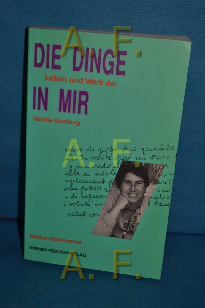 Die Dinge in mir - Leben und Werk der Natalia Ginzburg Art & Literature