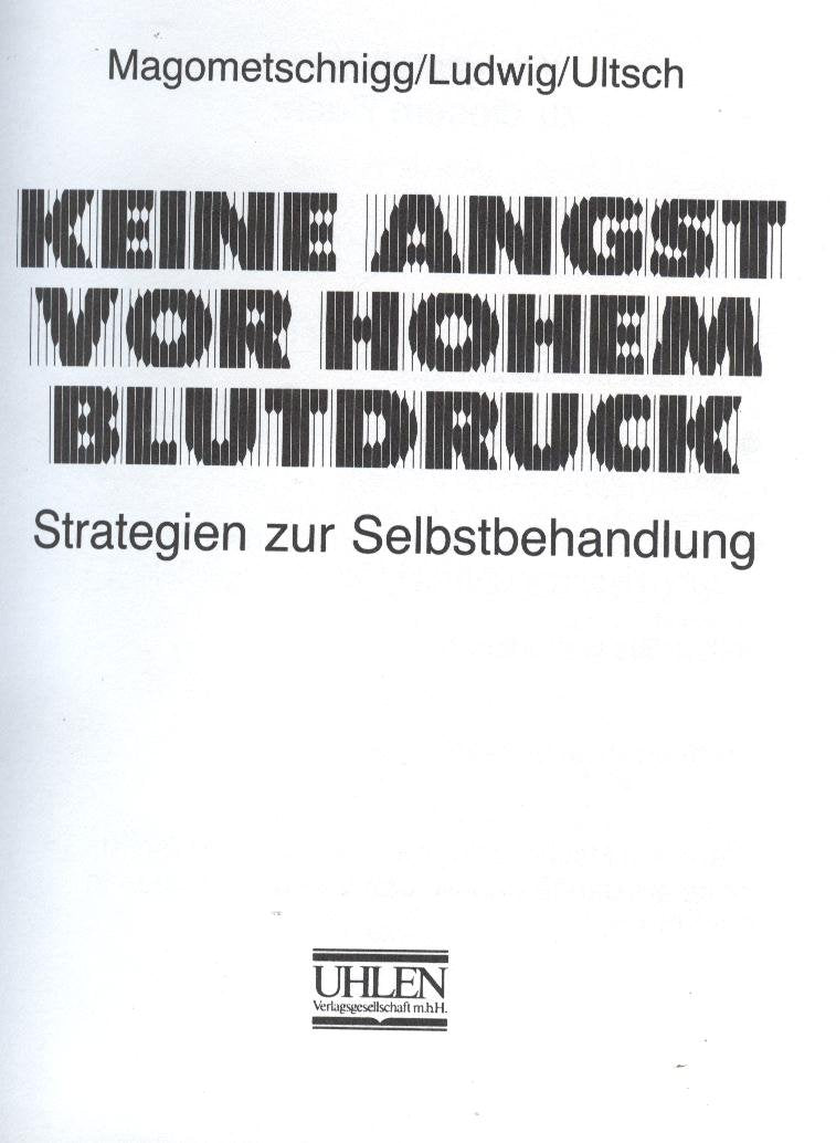 Keine Angst vor hohem Blutdruck: Strategien zur Selbstbehandlung Medicine
