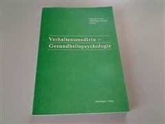 Verhaltensmedizin - Gesundheitspsychologie Medicine