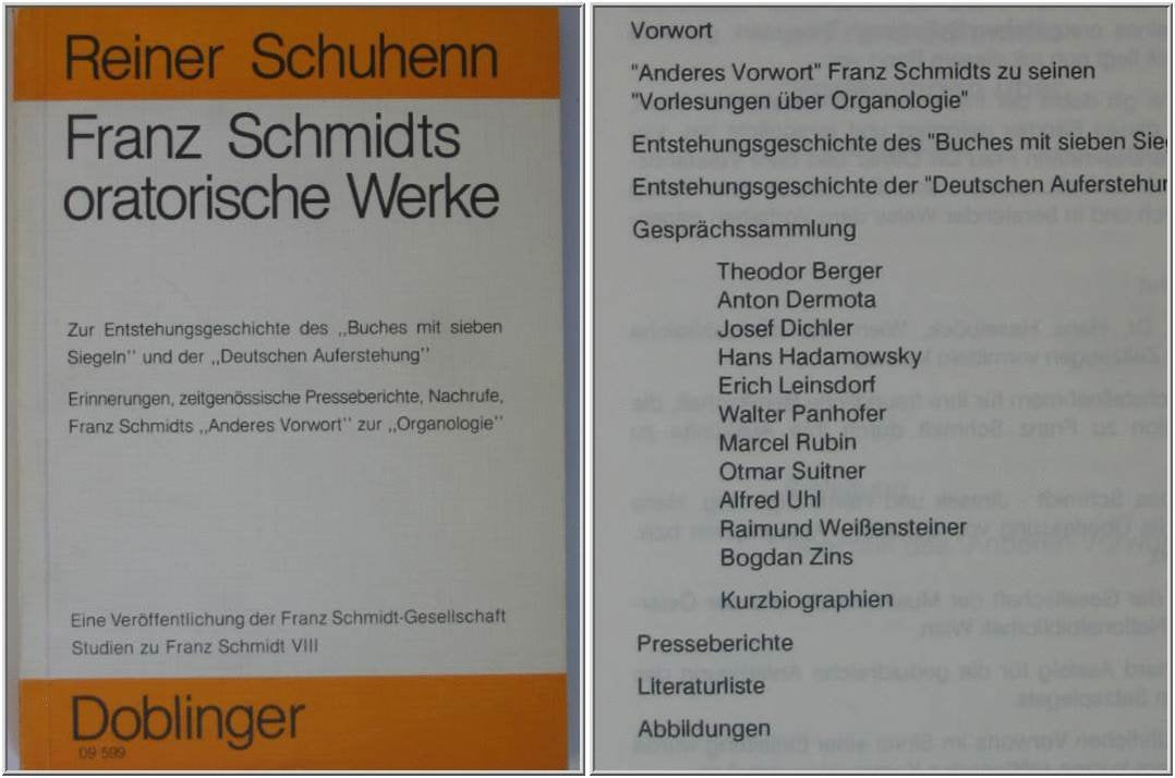 Studien zu Franz Schmidt / Franz Schmidts oratorische Werke Art & Literature