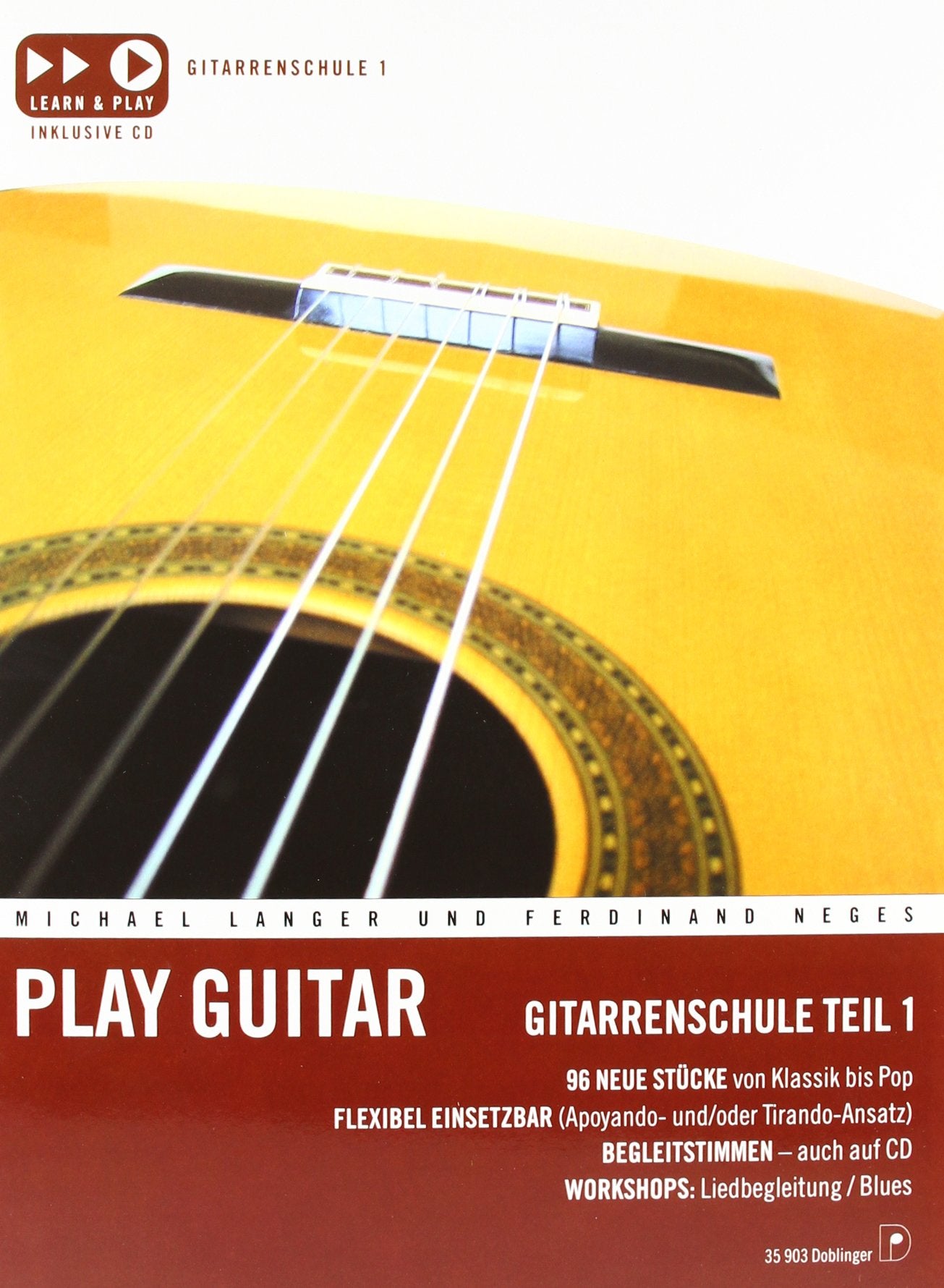 Play Guitar: Gitarrenschule Teil 1 (incl. CD) Sheet Music