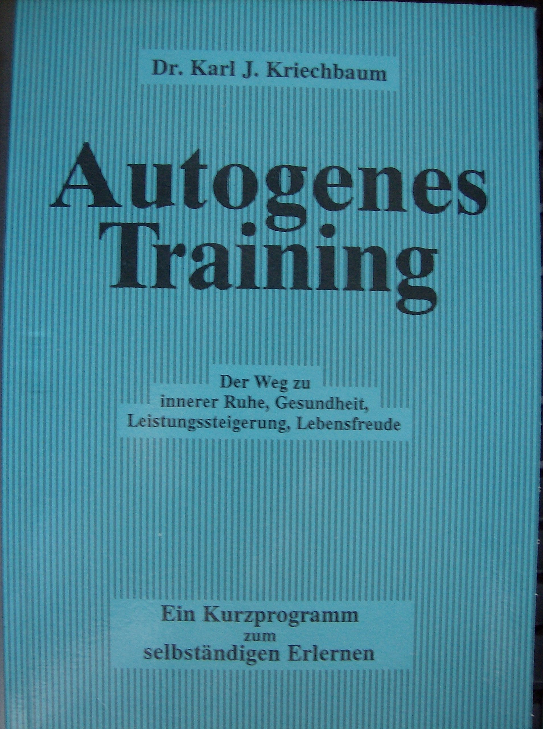 Product Image: Autogenes Training - Kurzprogramm - bk1516
