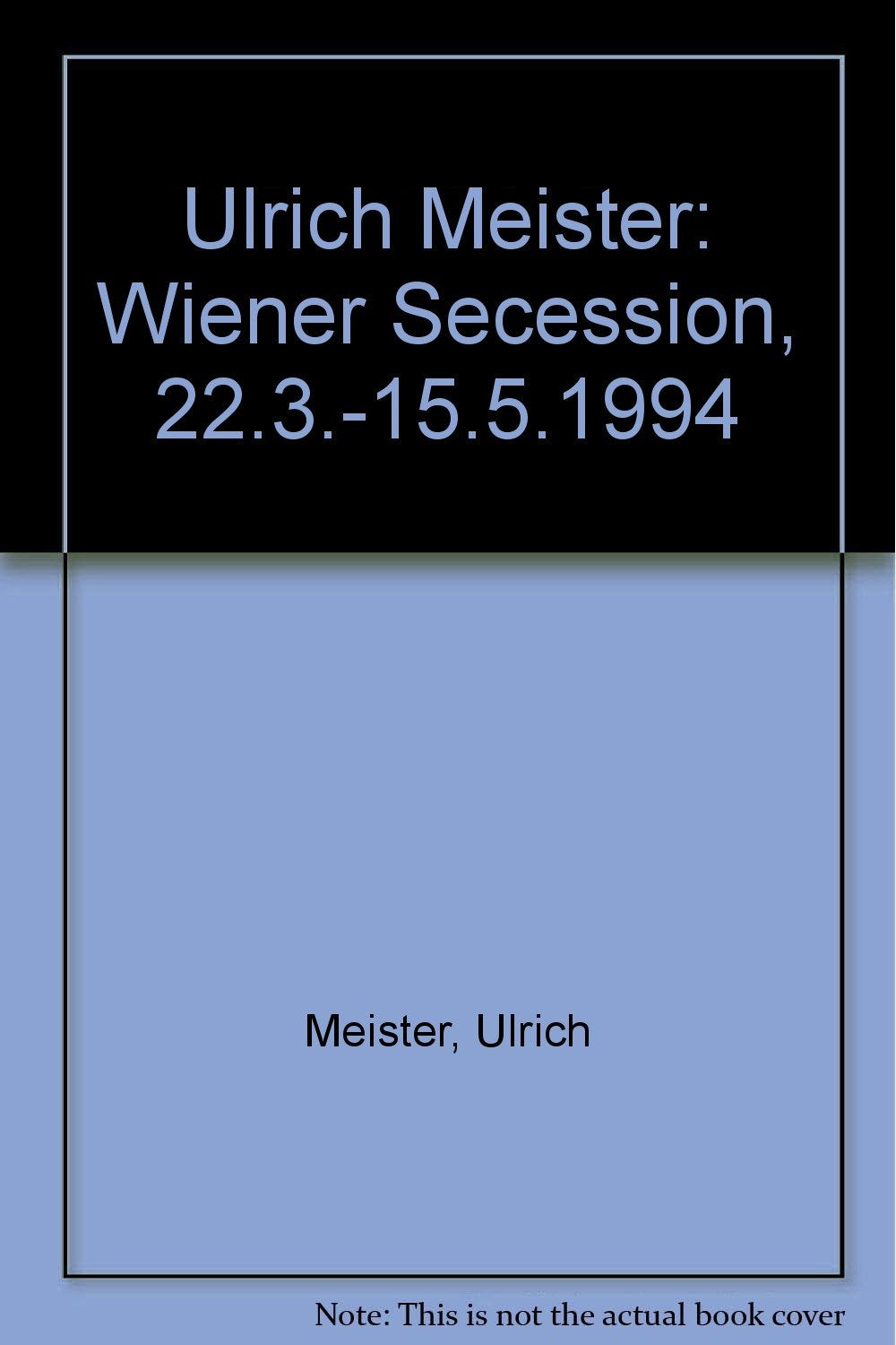 Ulrich Meister: Dt. /Engl. Books