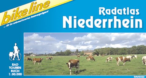 Bikeline Radtourenbuch, Radatlas Niederrhein Maps & Plans