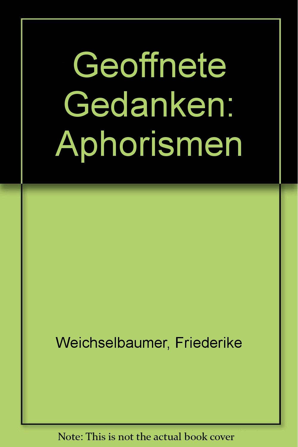 Product Image: Geöffnete Gedanken - Aphorismen