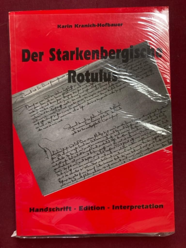 Der Starkenbergische Rotulus: Handschrift - Edition - Interpretation (Innsbrucker Beiträge zur Kulturwissenschaft: Germanistische Reihe) Contemporary literature