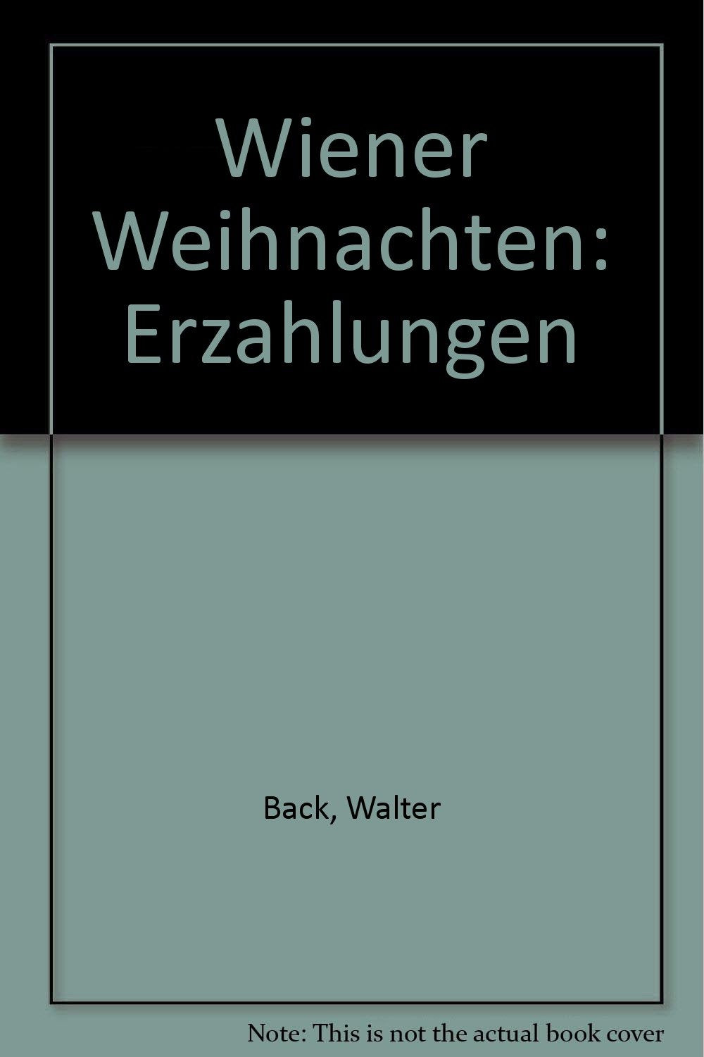 Wiener Weihnachten: Erzahlungen (German Edition) Books