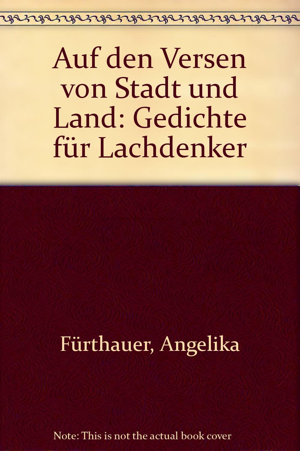 Auf den "Versen" von Stadt und Land: Gedichte für Lachdenker Poetry