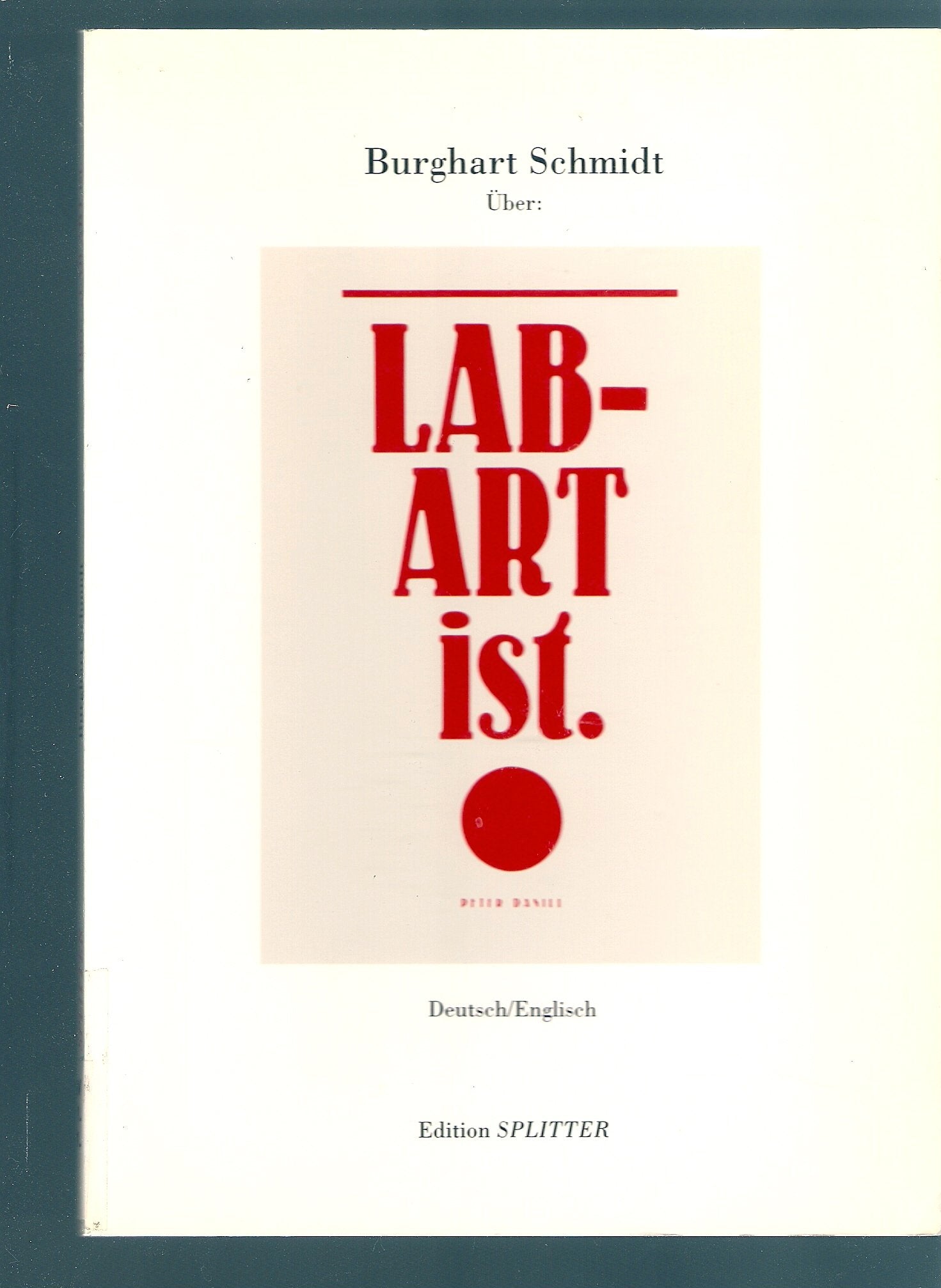 Lab-Art ist: Dt. /Engl. Second-hand books on film, art and culture