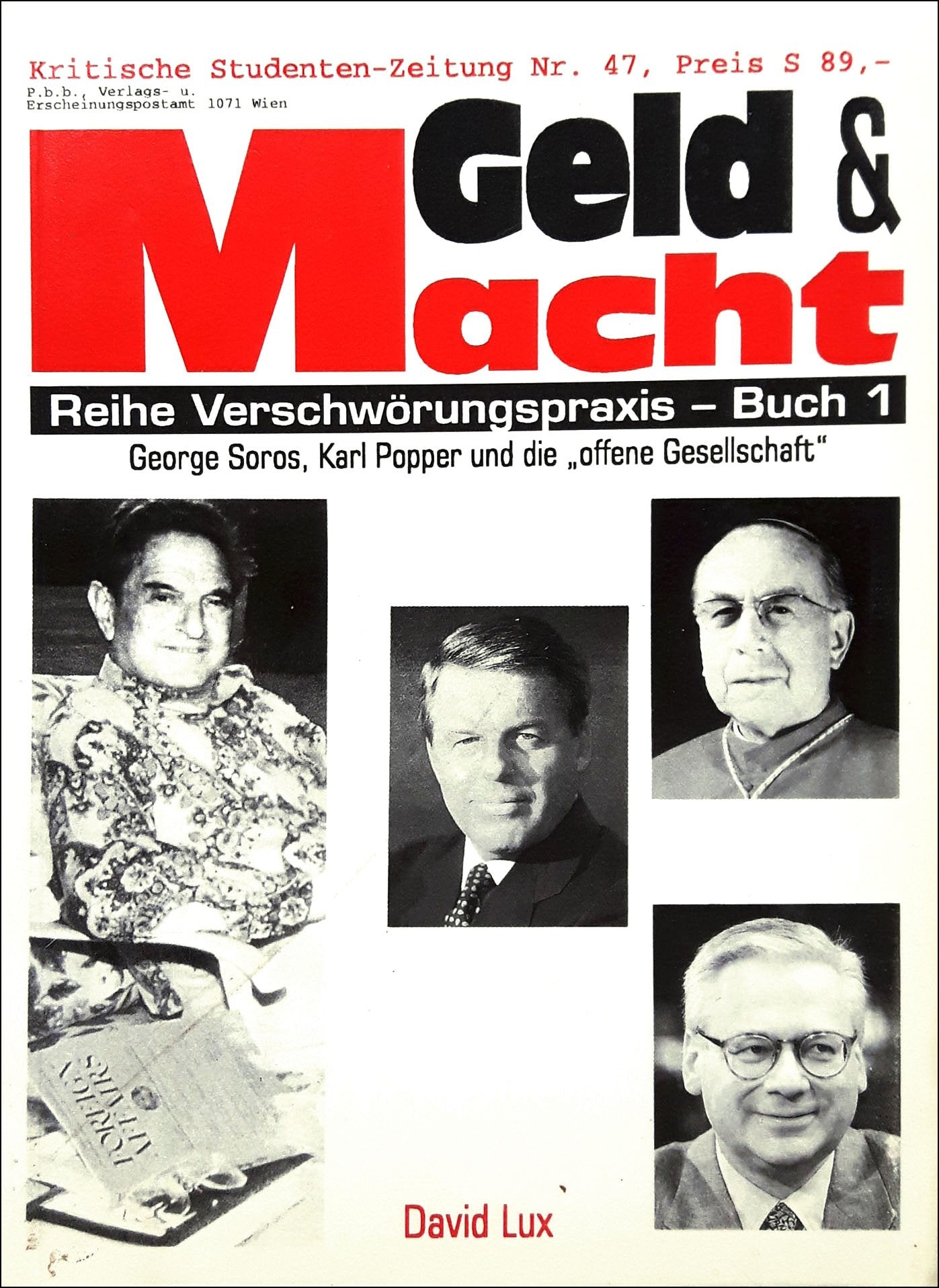 Geld - Macht. Georg Soros, Karl Popper und die "Offene Gesellschaft" Books