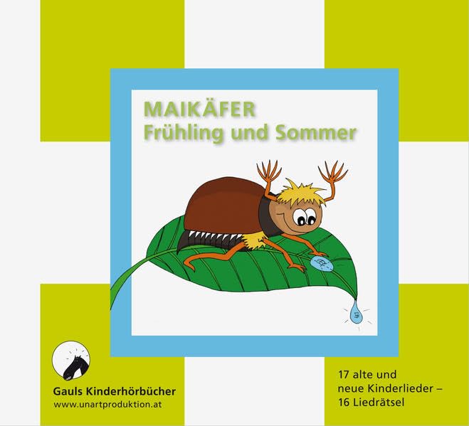 Maikäfer: Frühling und Sommer, 17 alte und neue Kinderlieder, 16 Liedrätsel im Kartonbooklet (Gauls Kinderlieder) Non-fiction