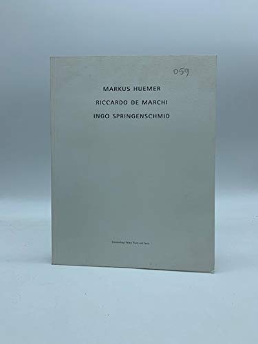 Markus Huemer - Riccardo DeMarchi - Ingo Springenschmid Film, Art & Culture