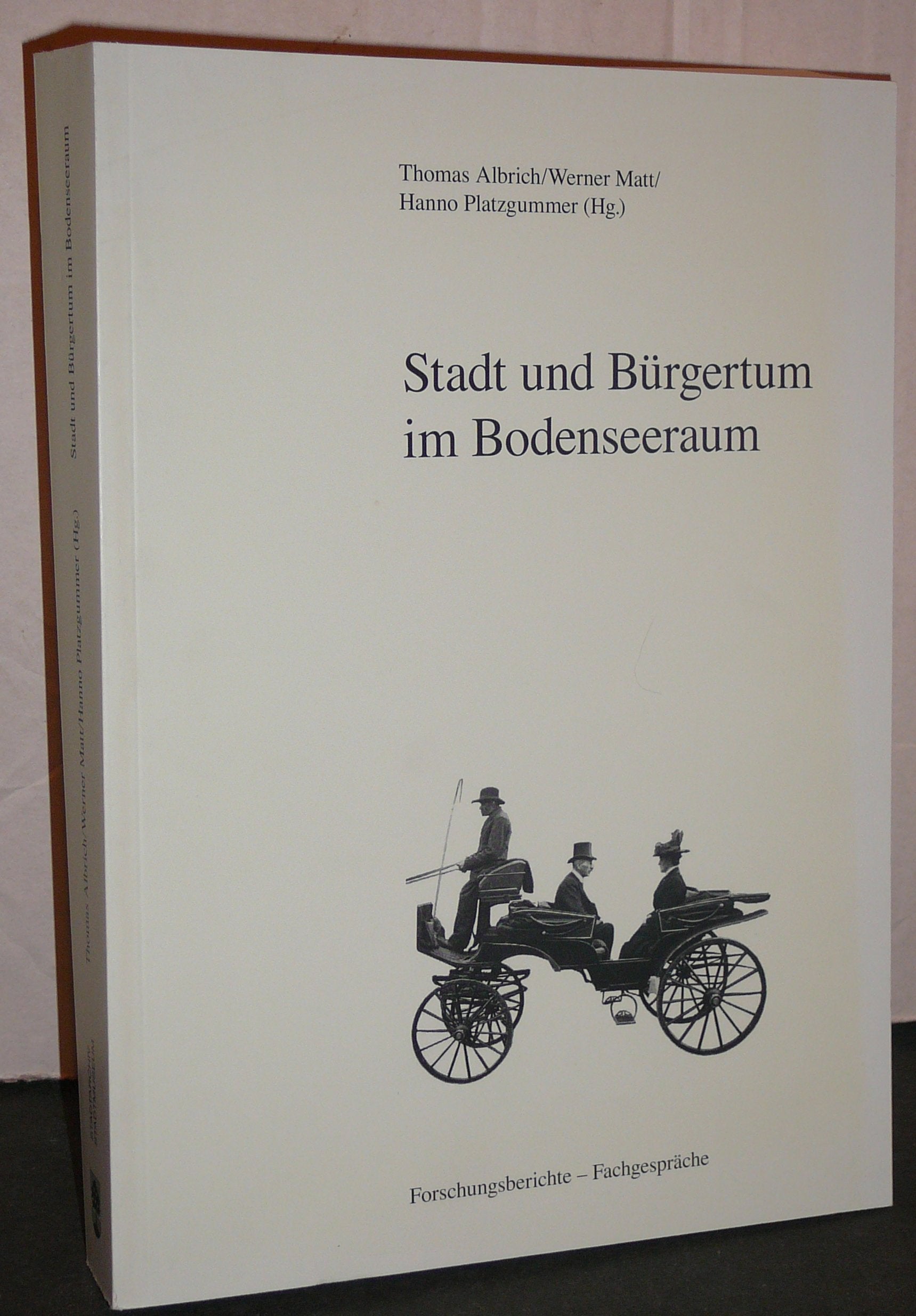 Stadt und Bürgertum im Bodenseeraum: Forschungsberichte-Fachgespräche. Dokumentation zur internationalen Tagung "Stadt und Bürgertum im Bodenseeraum" 6. Dornbirner Geschichtstage, 19. bis 21.11.2003 Politics & History