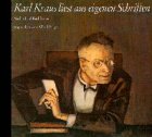Karl Kraus liest aus eigenen Schriften Memories